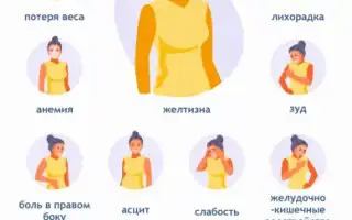 Признаки интоксикации печени