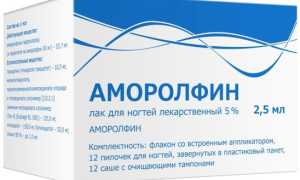 Эффективный препарат при борьбе с грибком — аморолфин для здоровья ногтей