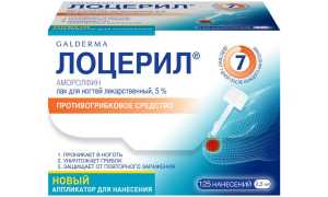 Когда и как следует применять лак лоцерил для здоровья ногтей?