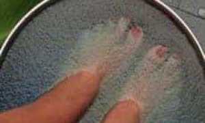 Лечение грибка ногтей на ногах с помощью ванночек в домашних условиях