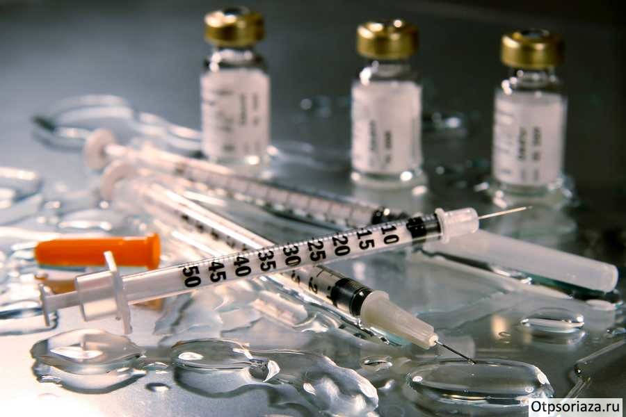 Уколы от псориаза Препараты для уколов