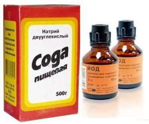 Йод и сода